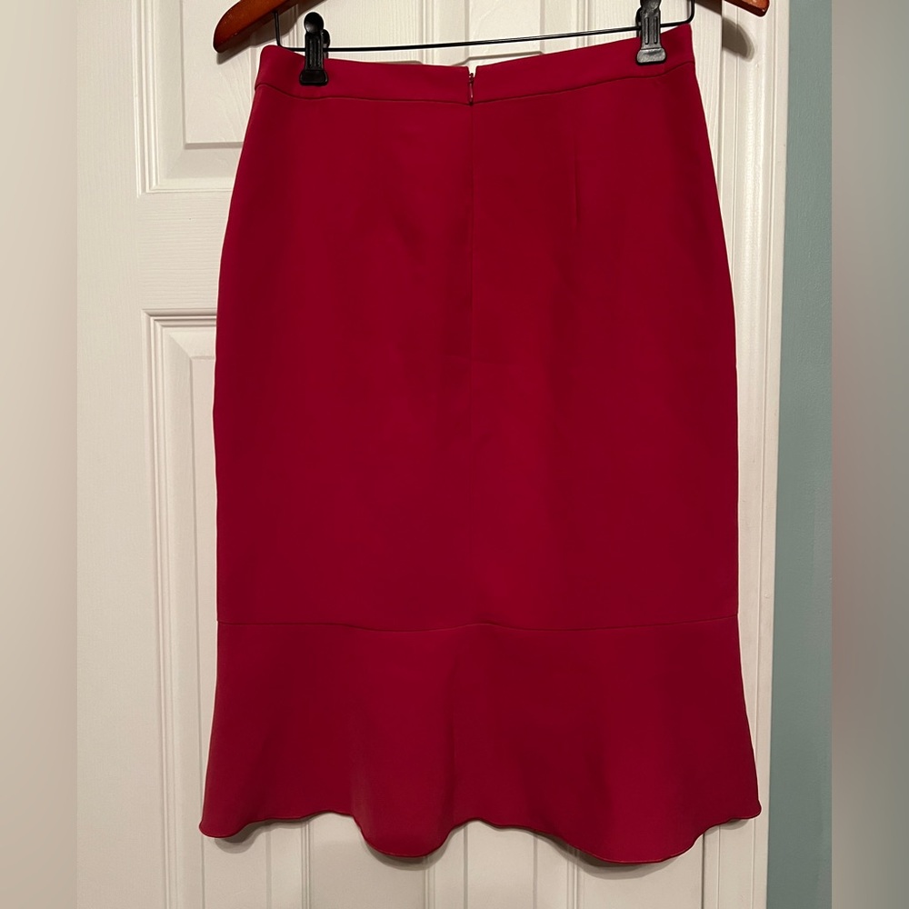 Fuchsia Ann Taylor Ruffle Skirt - Picture 3 of 3